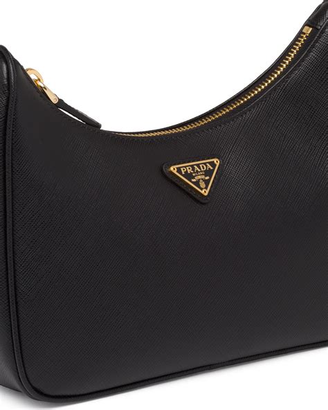 prada re-edition 2005 saffiano leather bag women stores|Prada hobo nero saffiano.